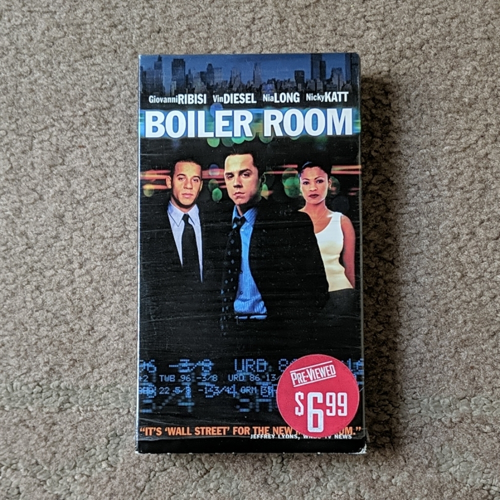 ☘️ (3/$15) VHS - BOILER ROOM